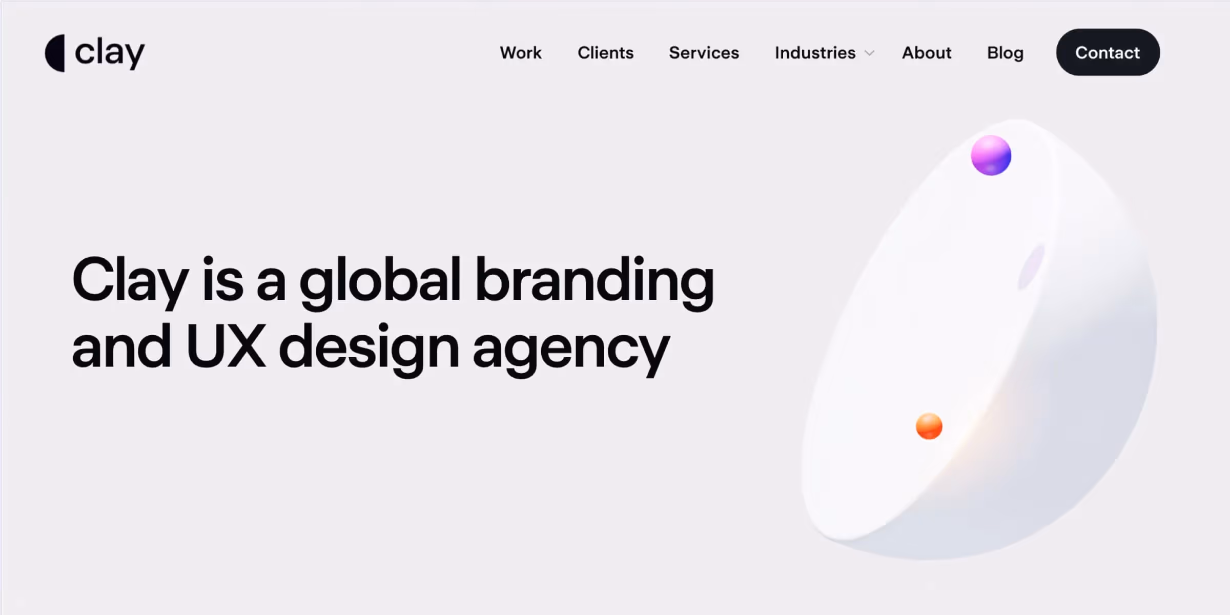 Clay homepage