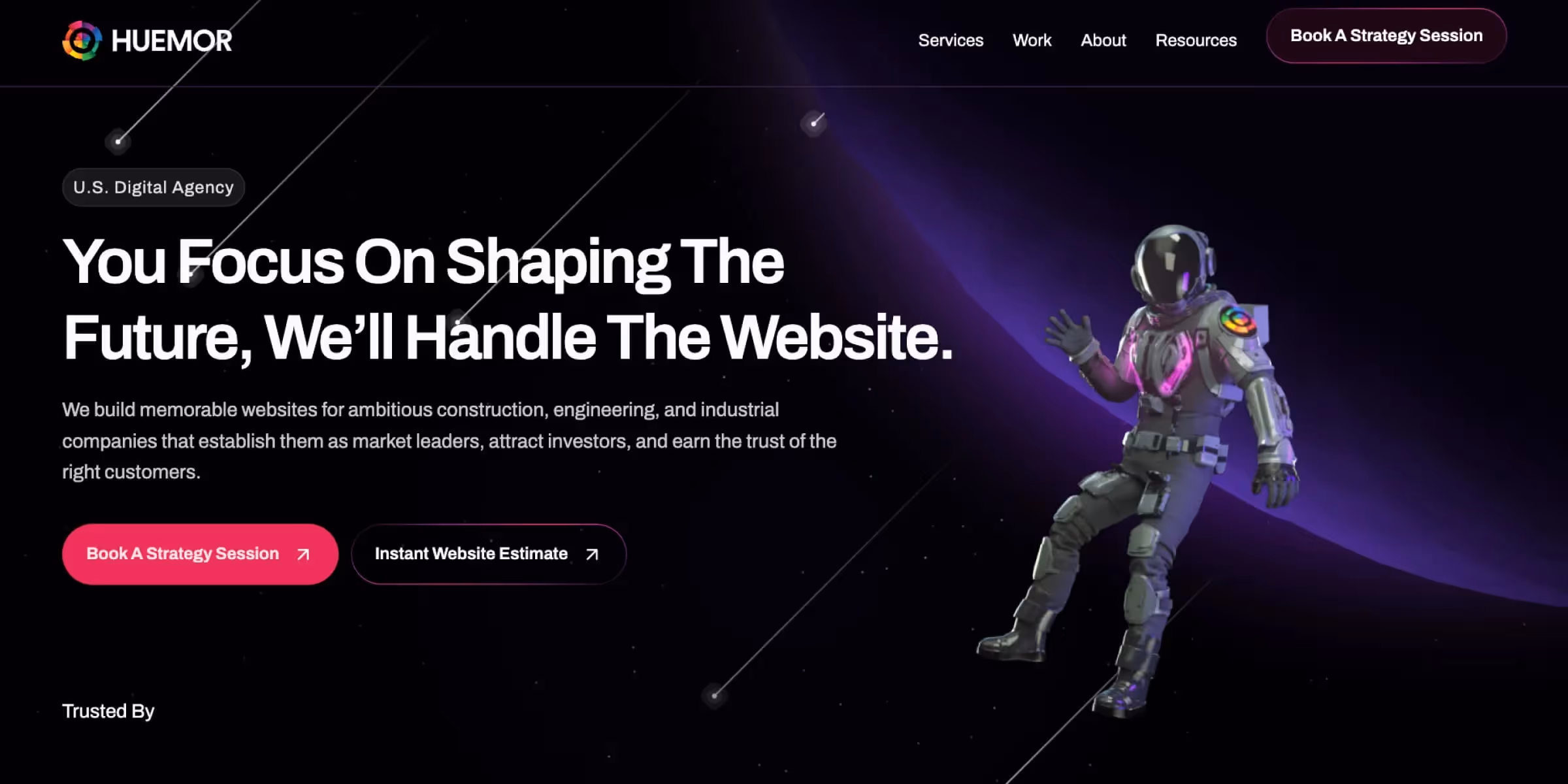 Huemor homepage