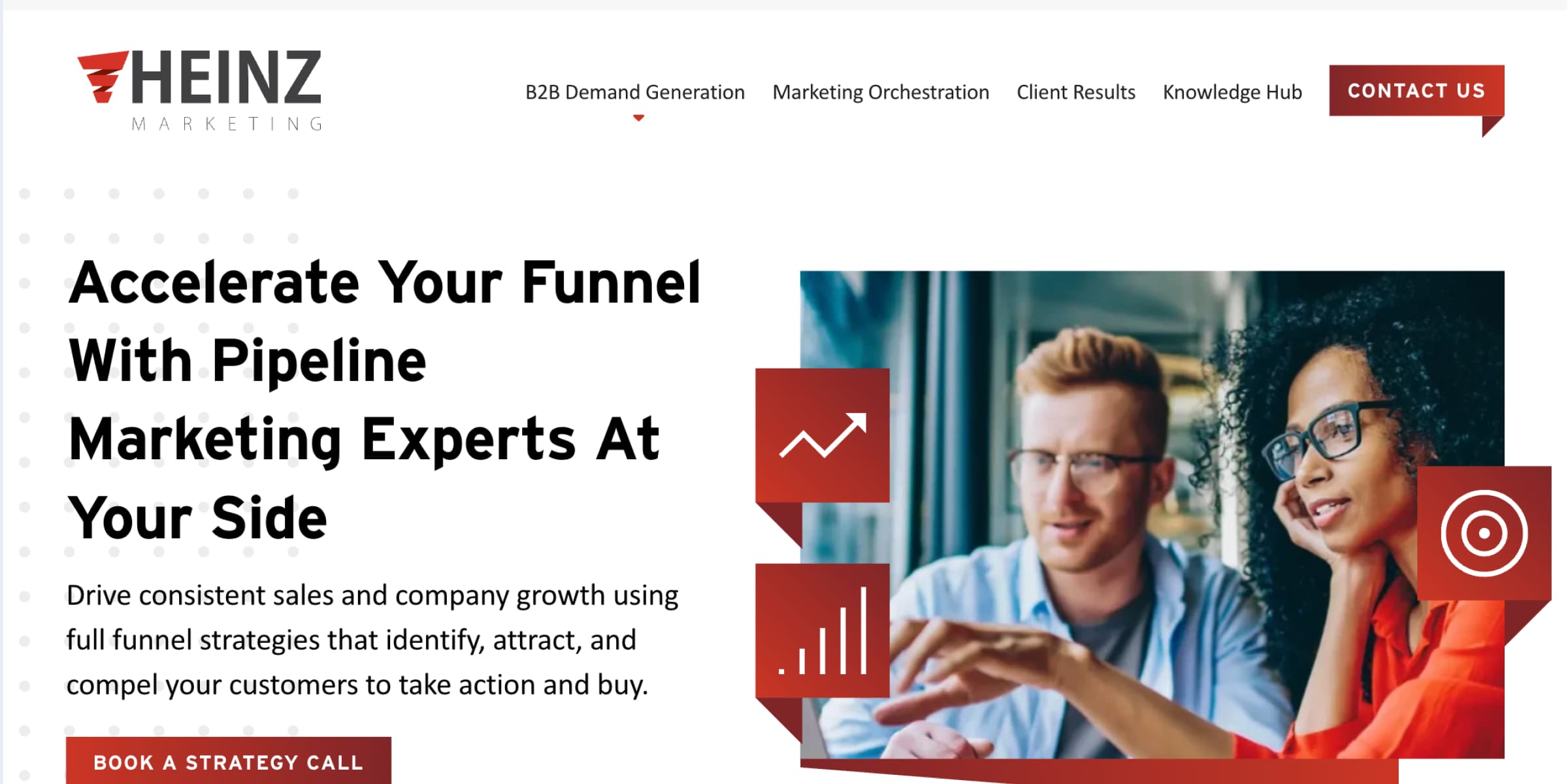 Heinz Marketing homepage