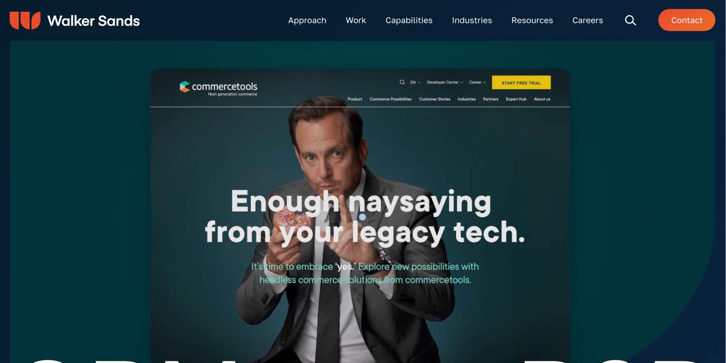 Walker Sands homepage