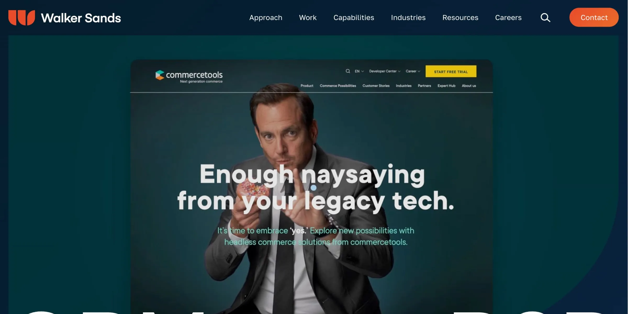 Walker Sands homepage