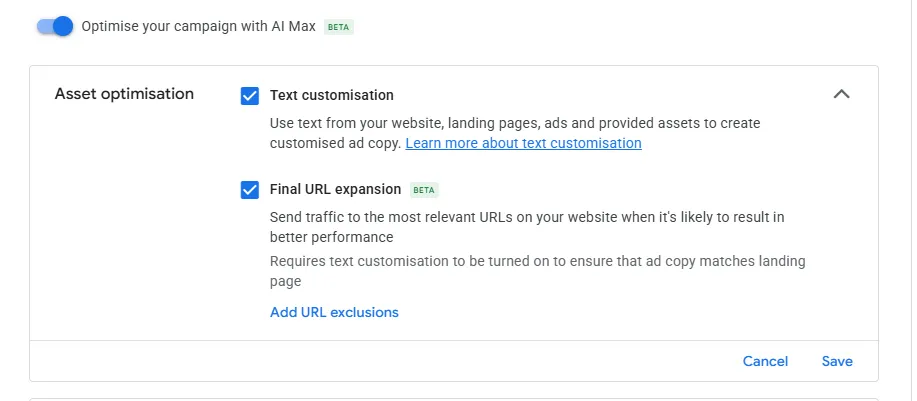 AI Max for Search Campaigns (Proceed with Caution)