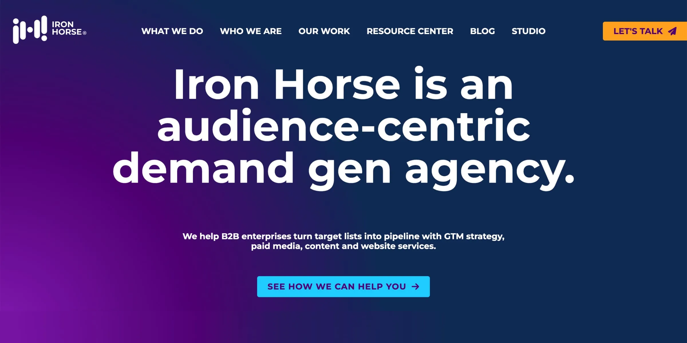 Iron Horse Homepage