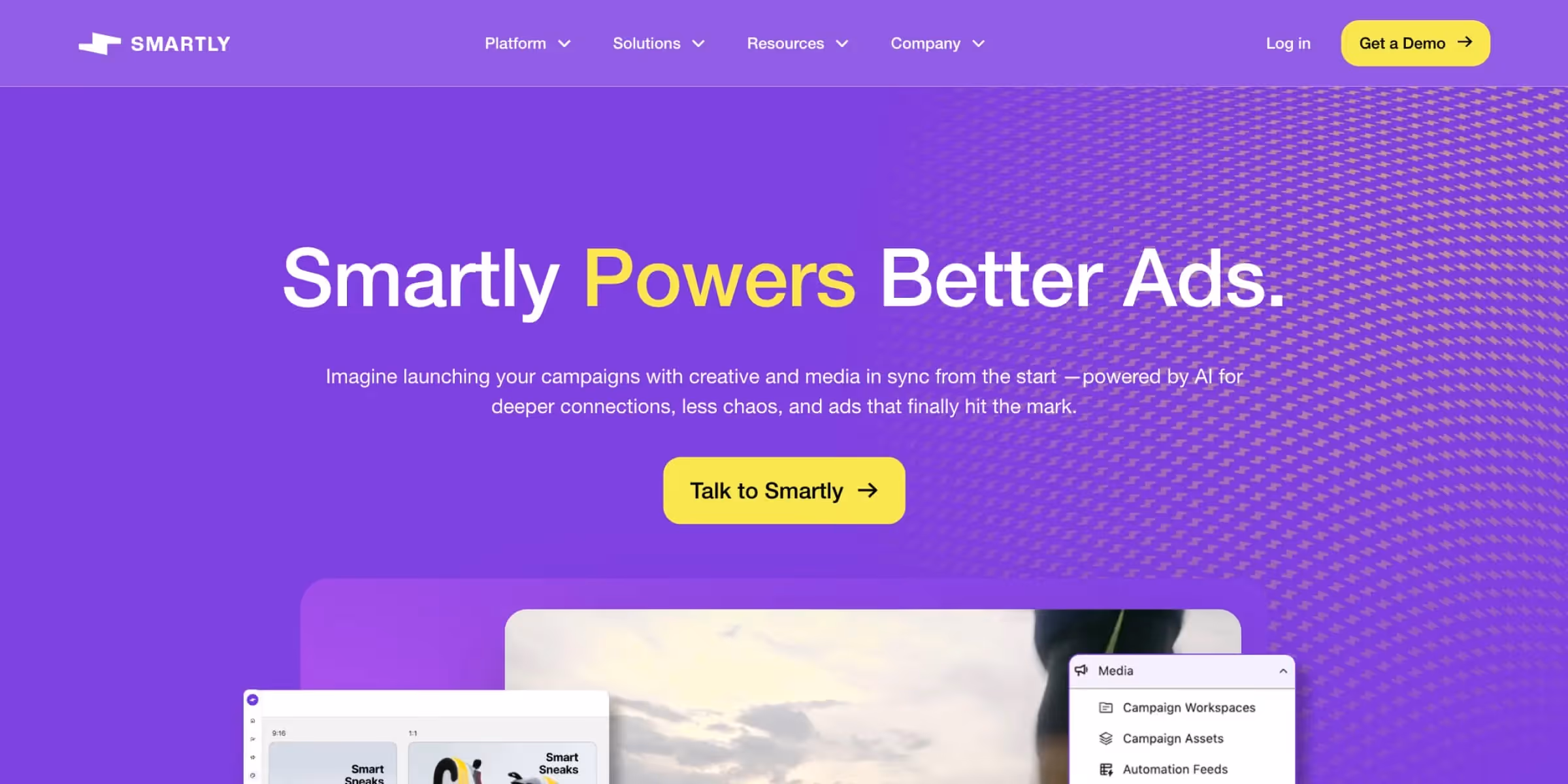 Smartly homepage