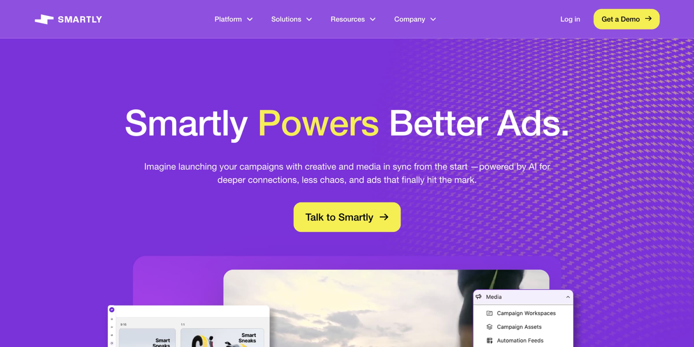 Smartly homepage