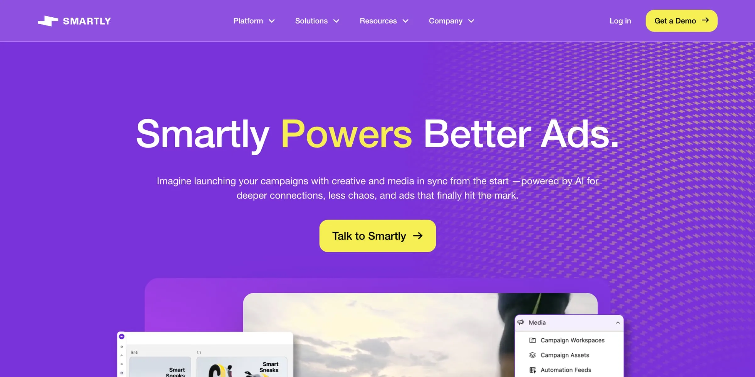 Smartly homepage