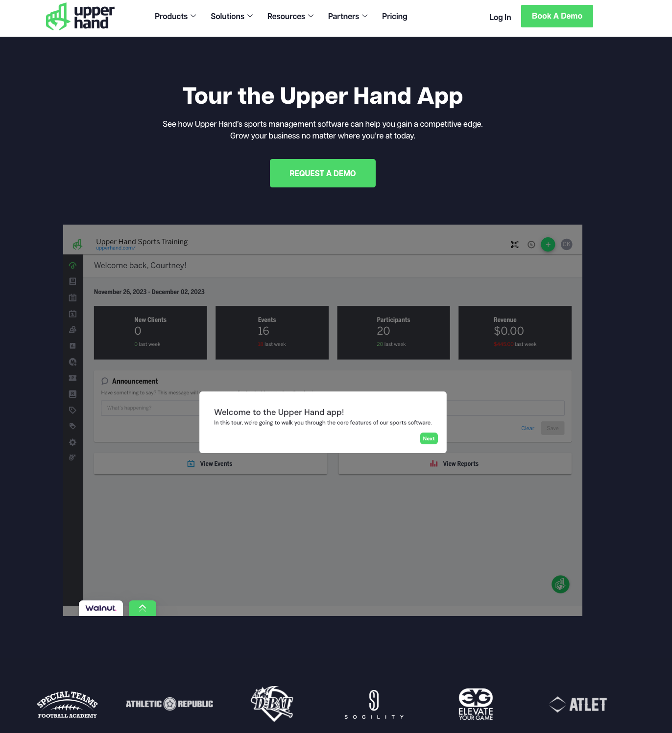 Tour the Upper Hand App - screenshot