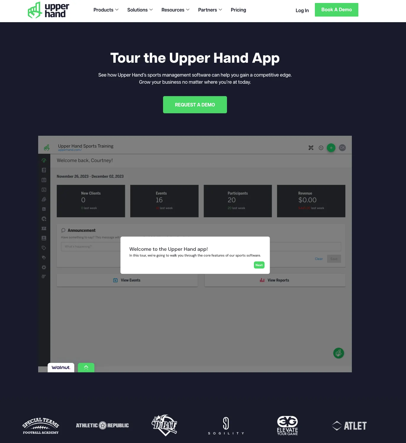 Tour the Upper Hand App - screenshot