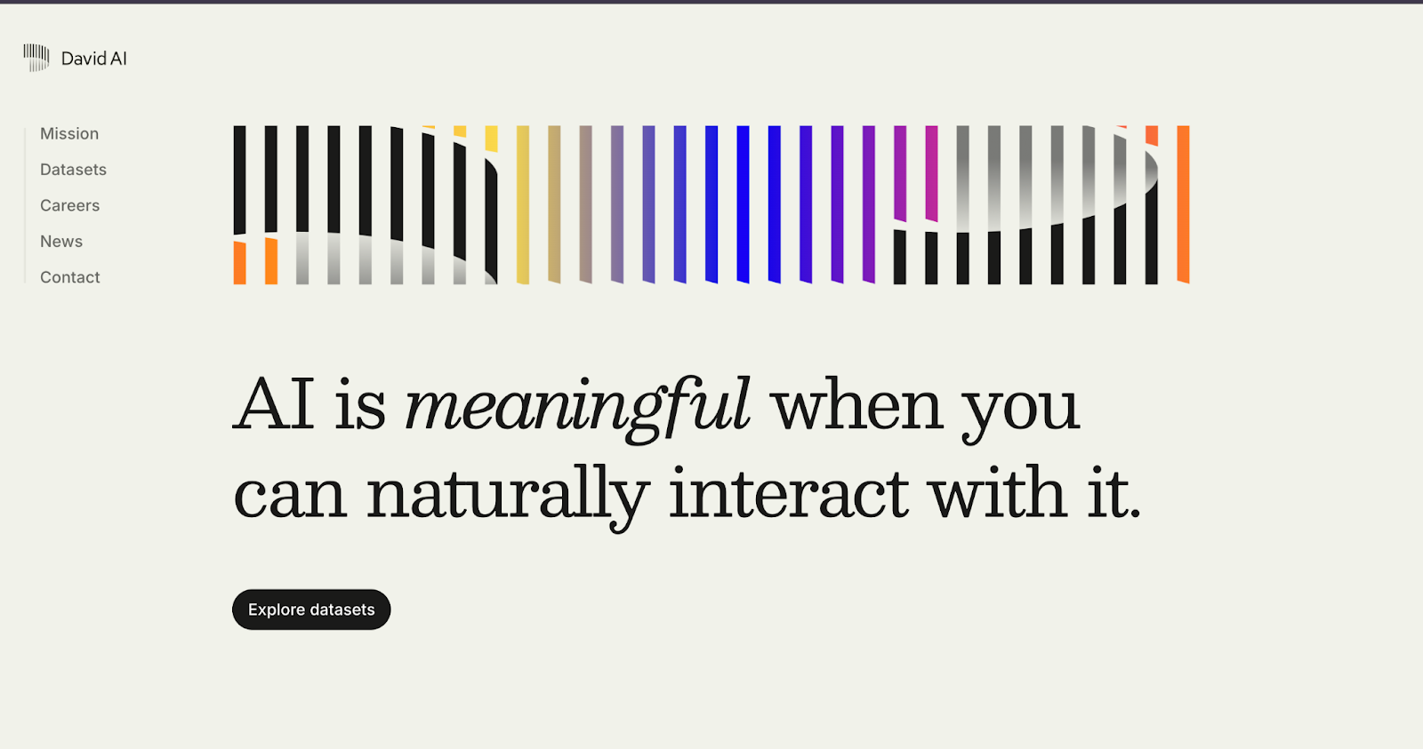 David AS website screenshot