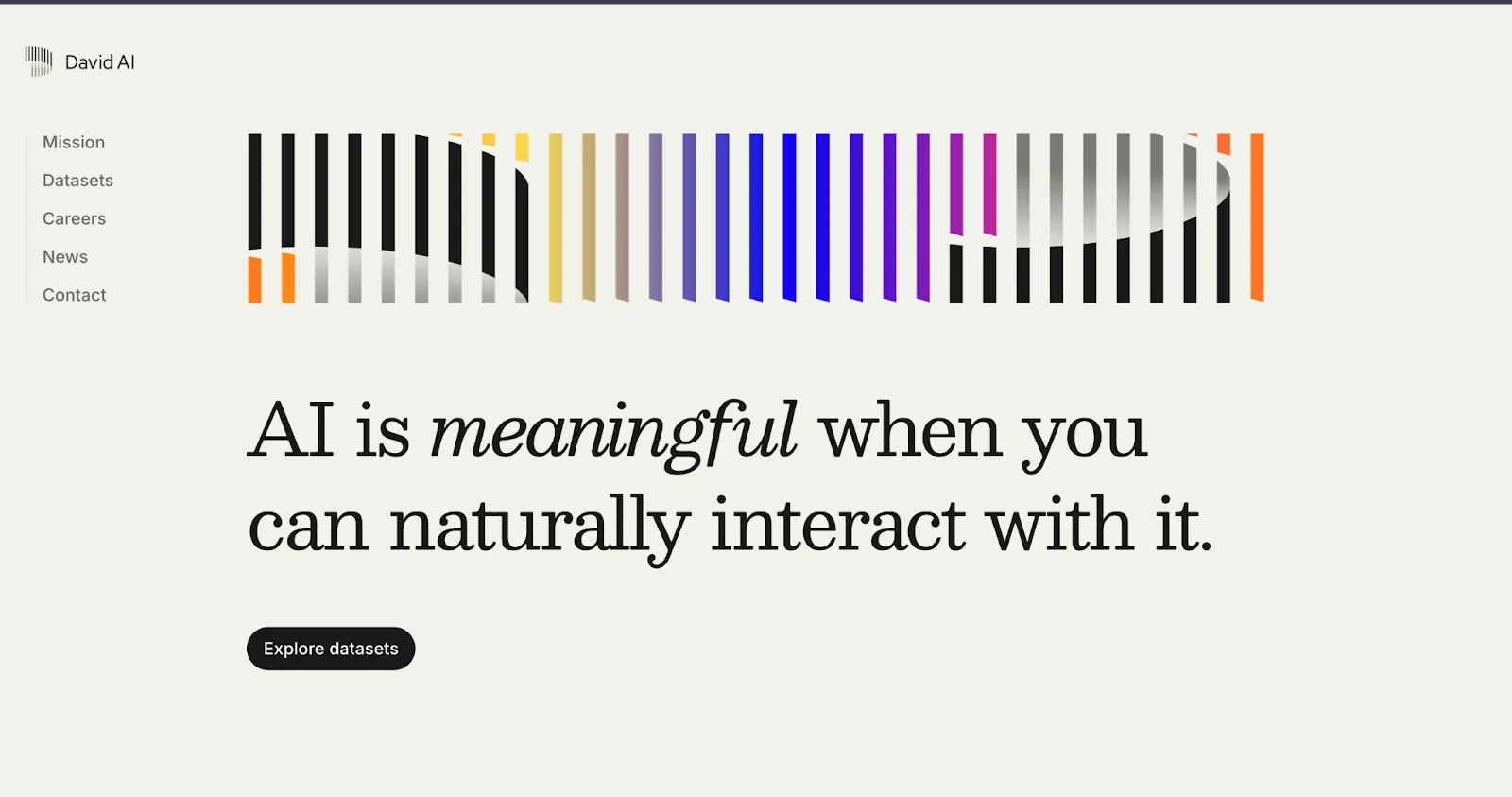 David AS website screenshot