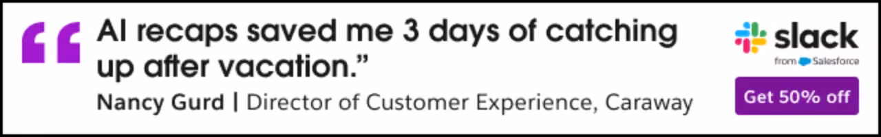 Best 10 Google Display Ads Examples for SaaS & Tech - Slack example 1
