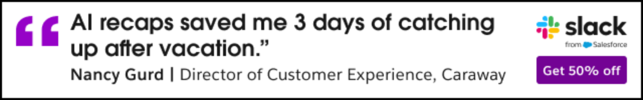 Best 10 Google Display Ads Examples for SaaS & Tech - Slack example 1