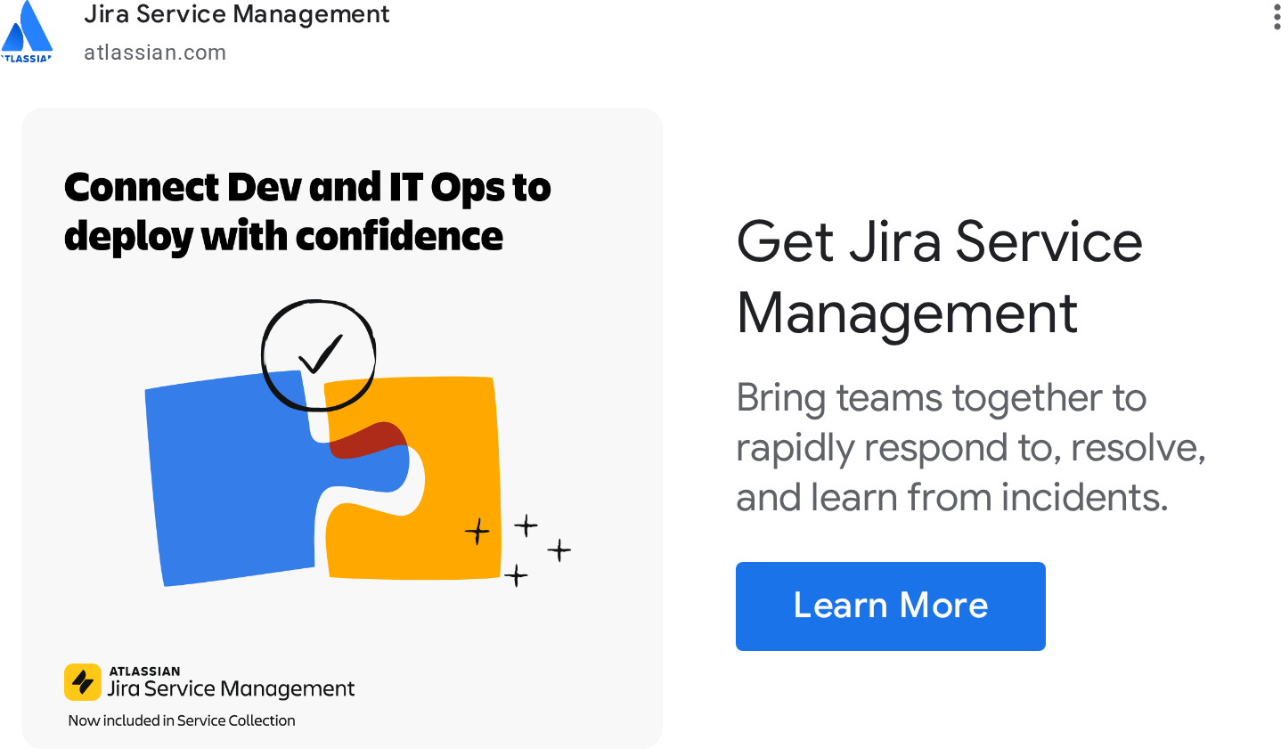 Best 10 Google Display Ads Examples for SaaS & Tech - Atlassian example 1