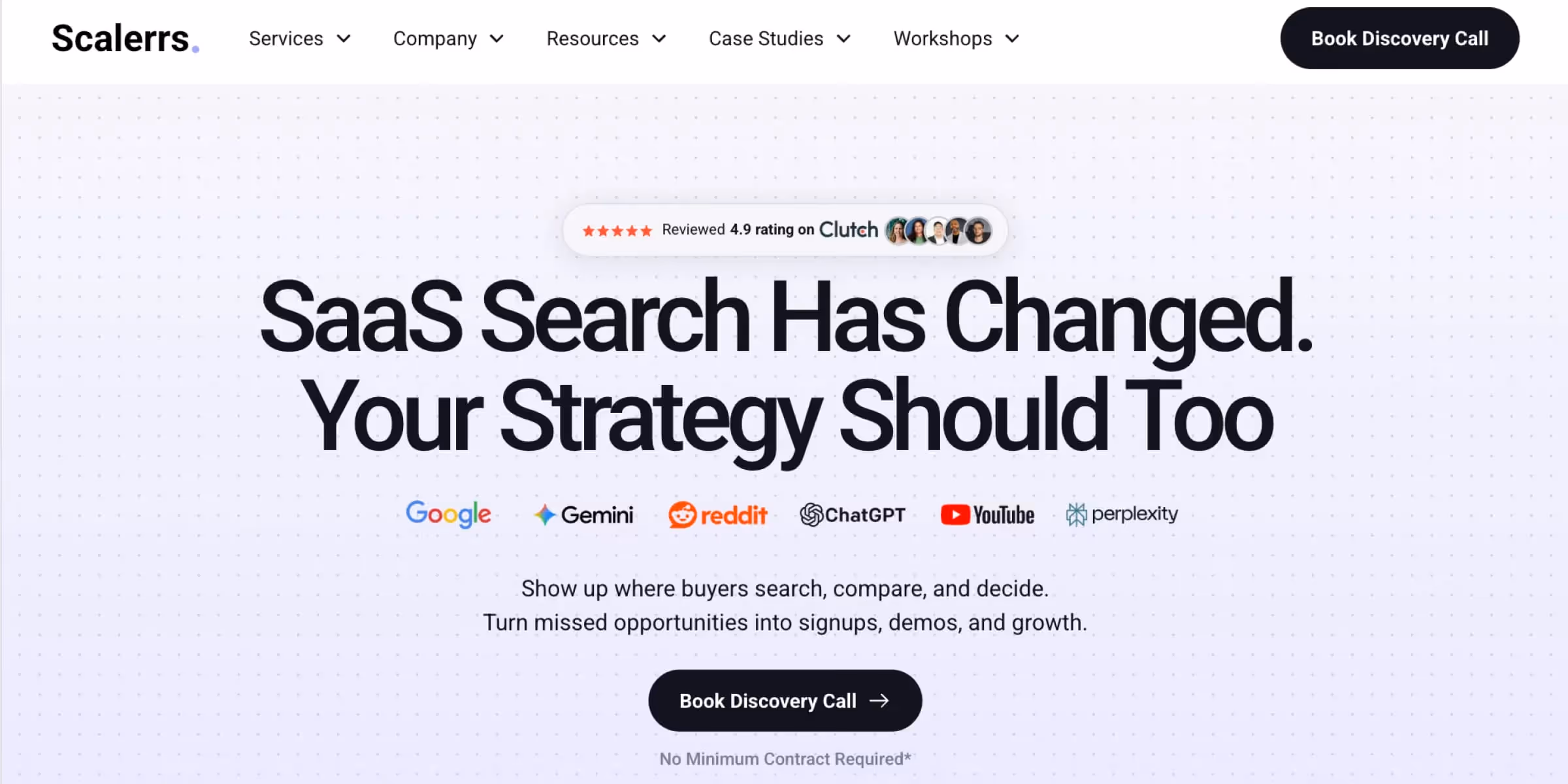 Scalerrs homepage
