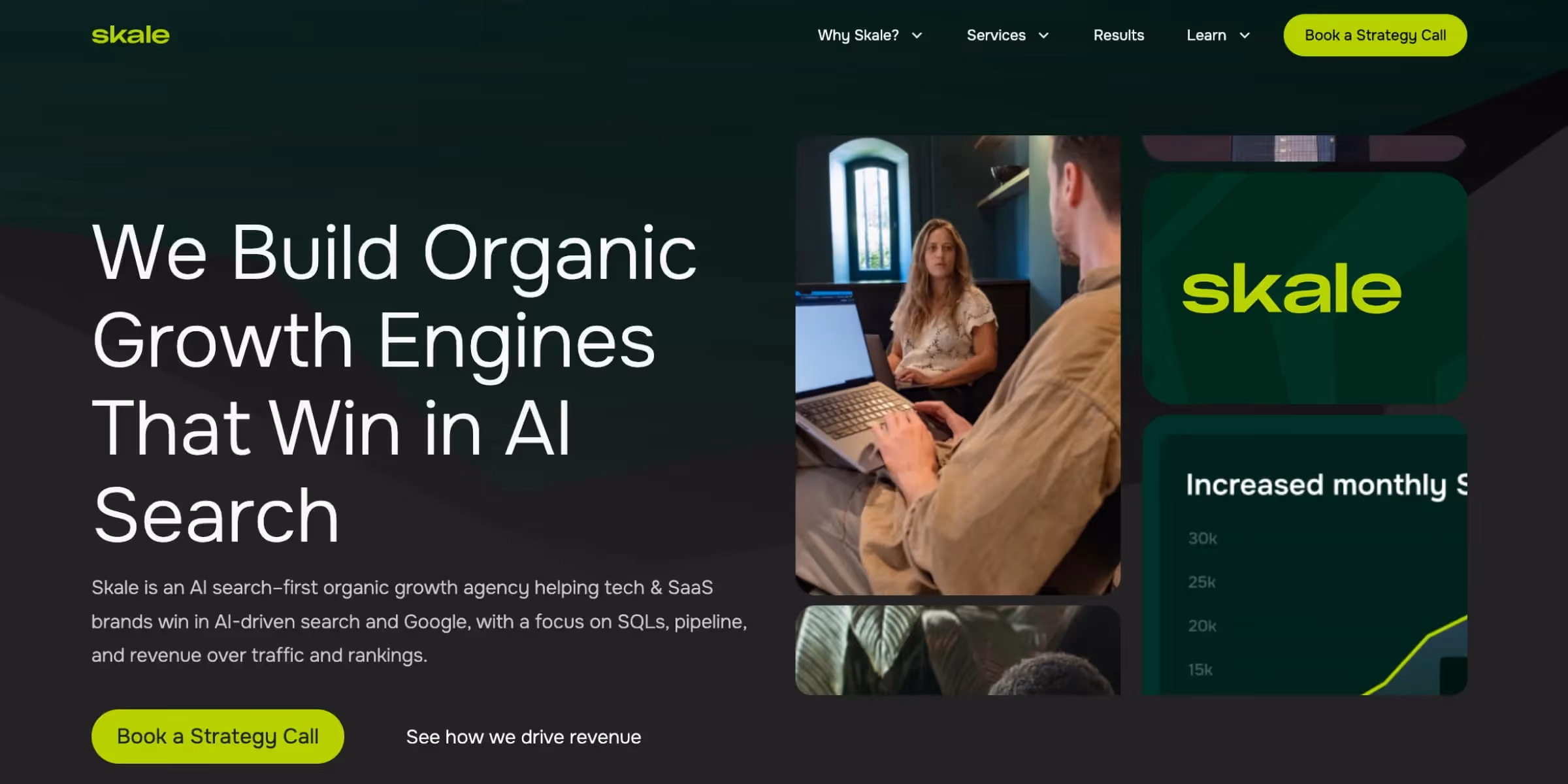 Skale homepage