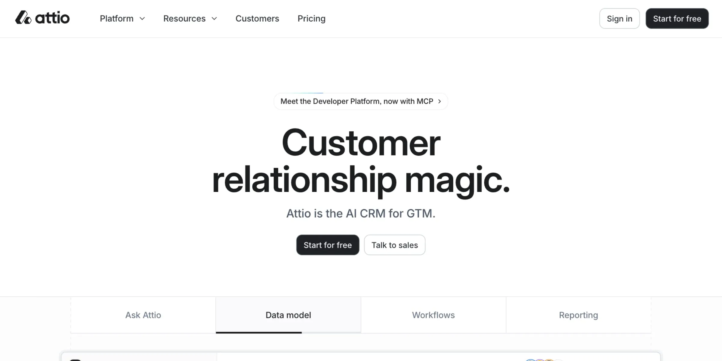 Aio CRm homepage