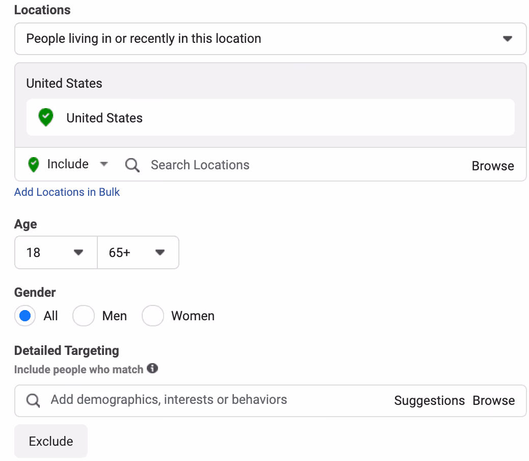 Demographic Targeting