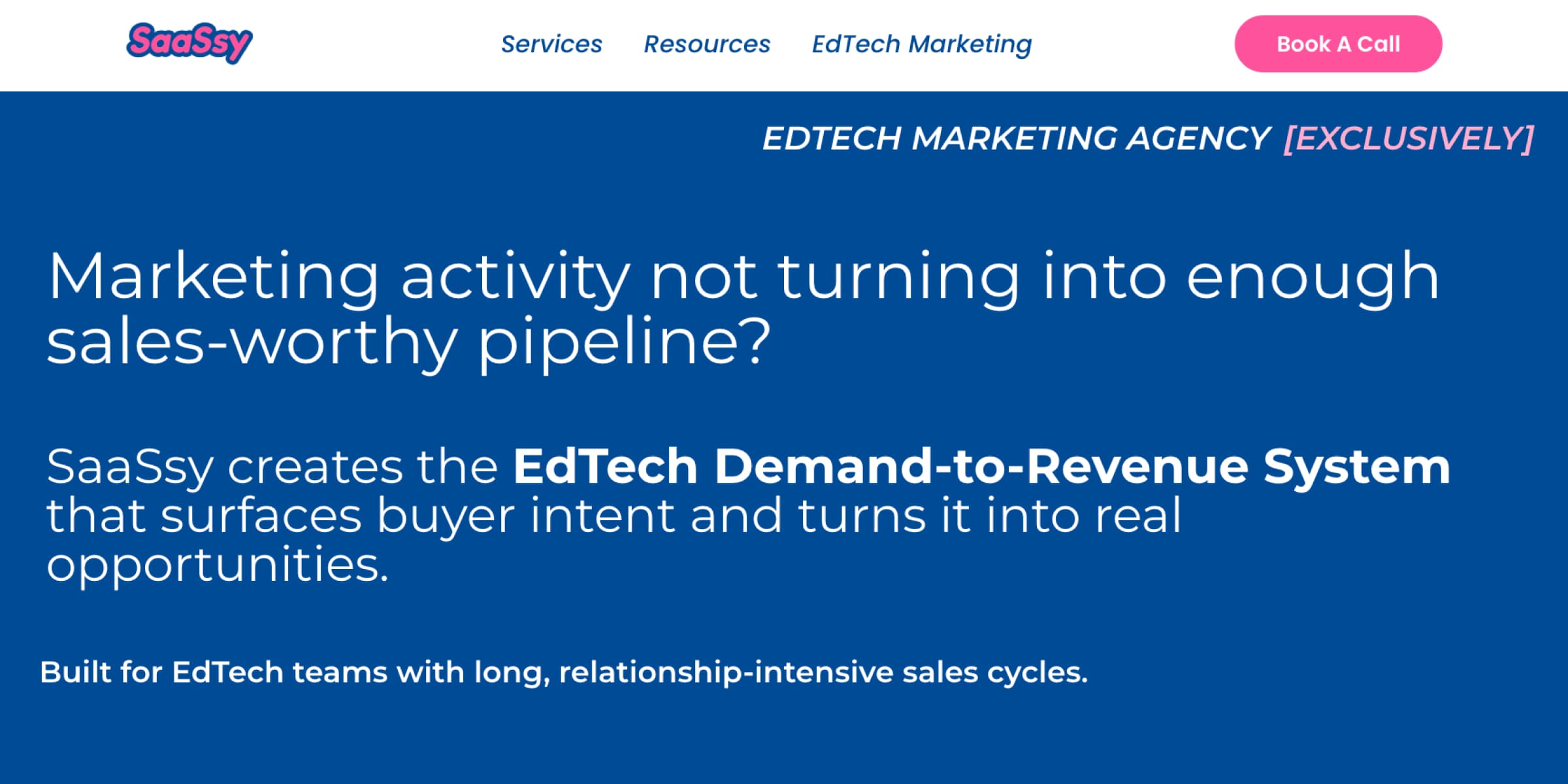 SaaSsy - EdTech Digital Marketing Agency