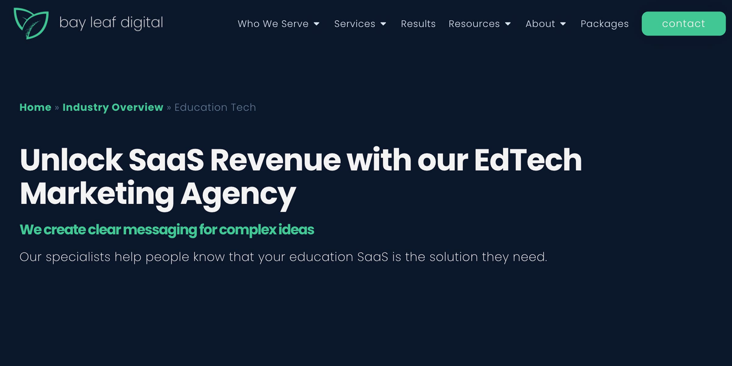 Bay Leaf Digital - Edtech Marketing Agency 