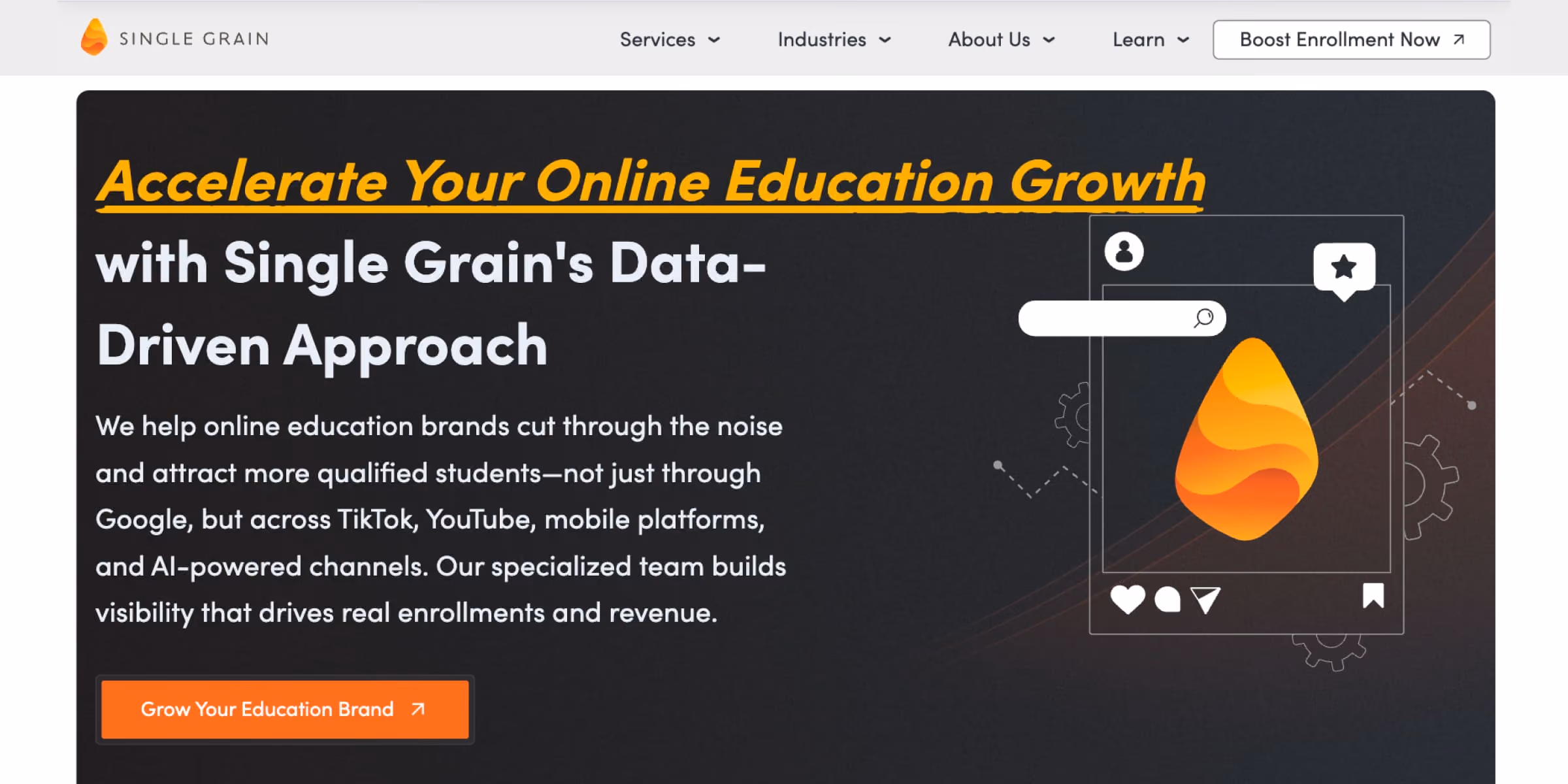 Single Grain - Edtech Marketing Agency 