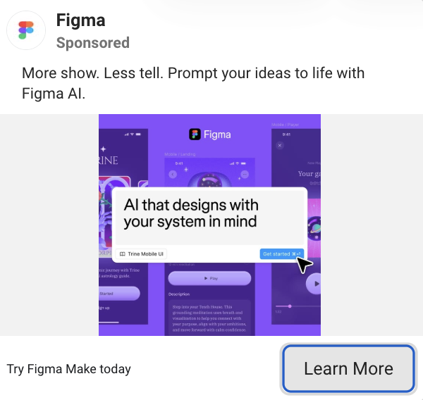 Figma Facebook Ad Example