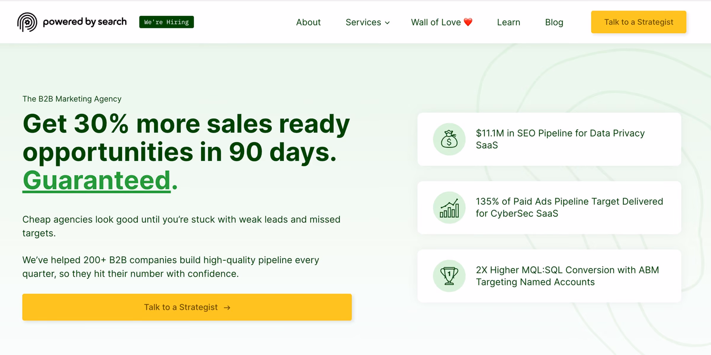 Powered by Search Homepage