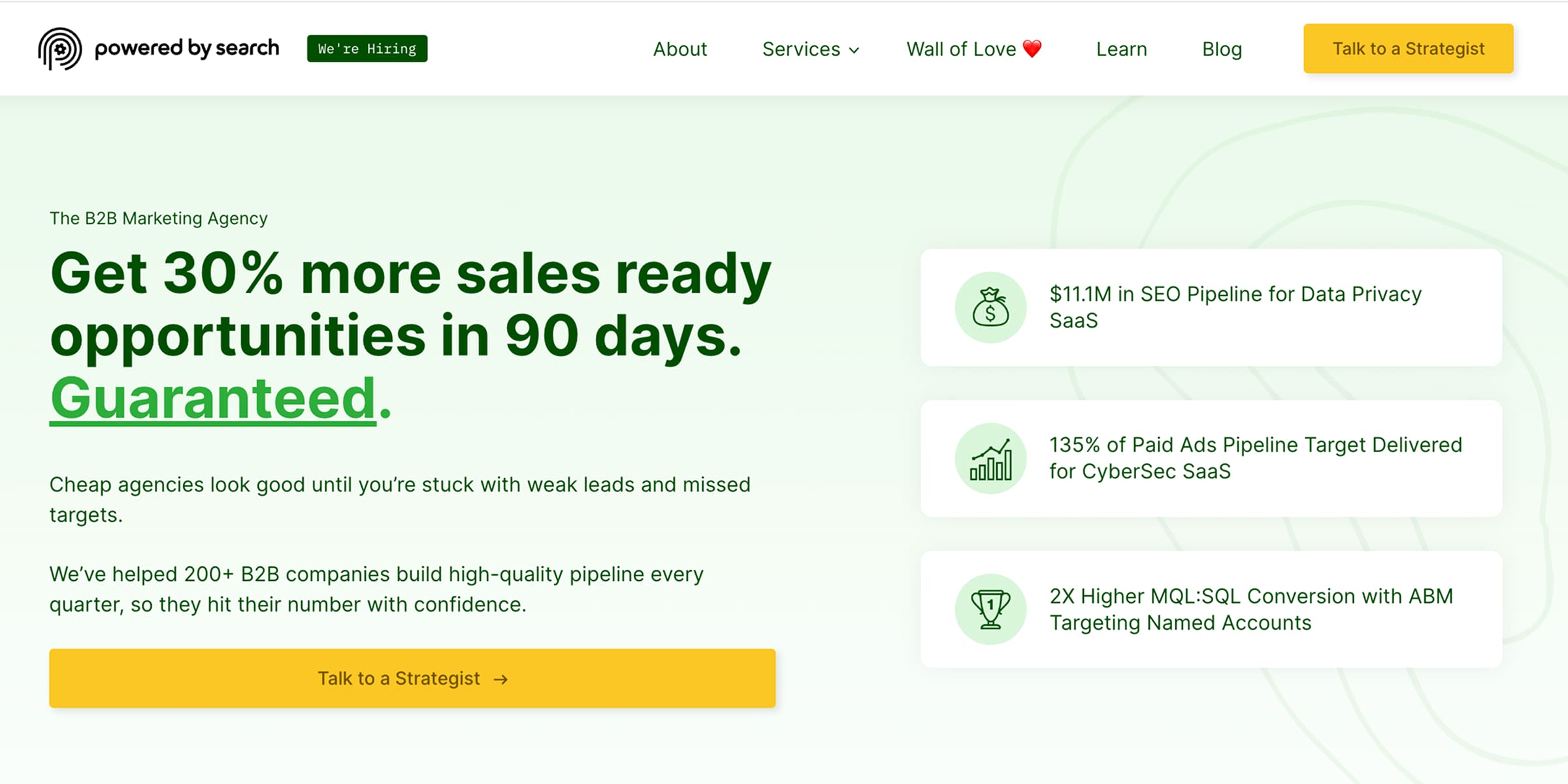 Powered by Search Homepage