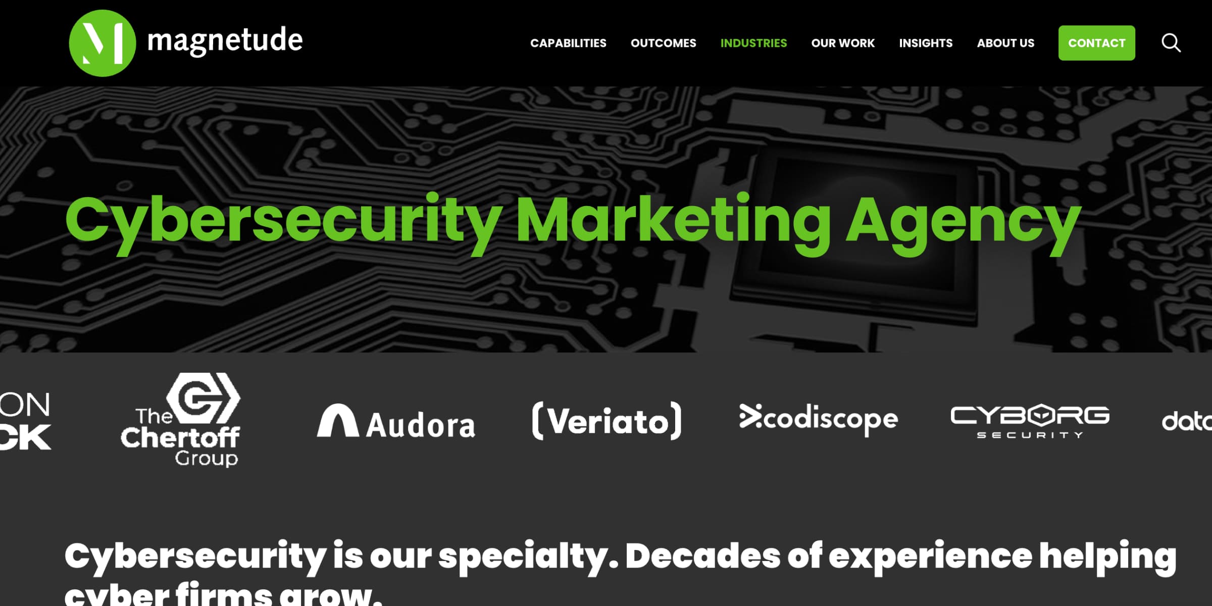 Magnetude Cybersecurity Marketing Agency