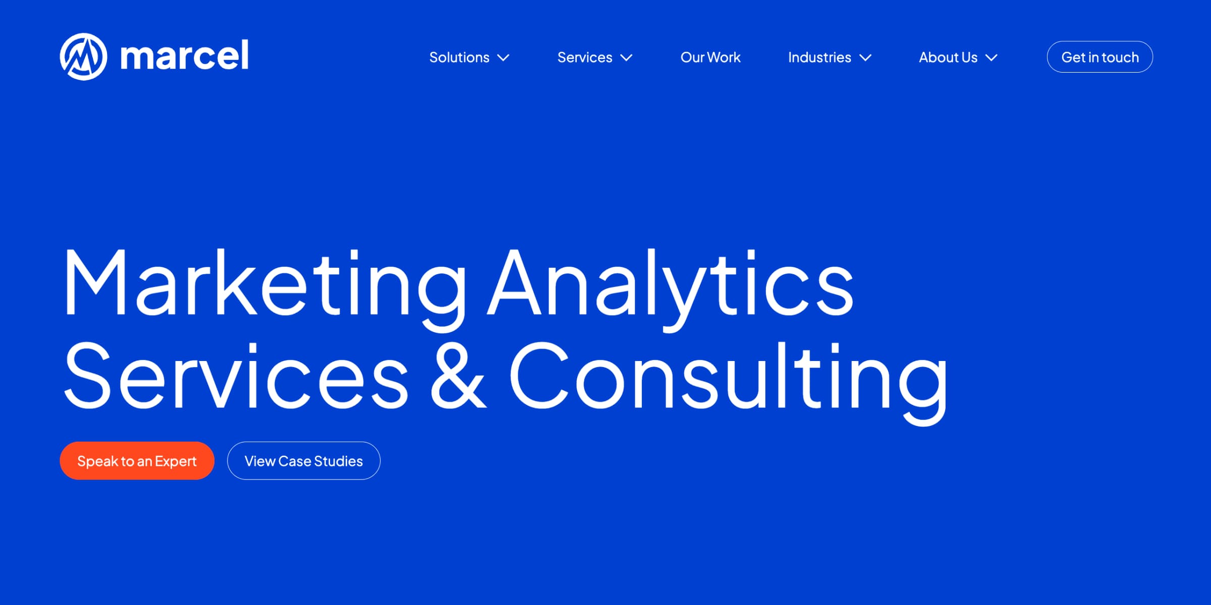 Marcel Digital: Best for Cross-Platform Measurement and Consulting