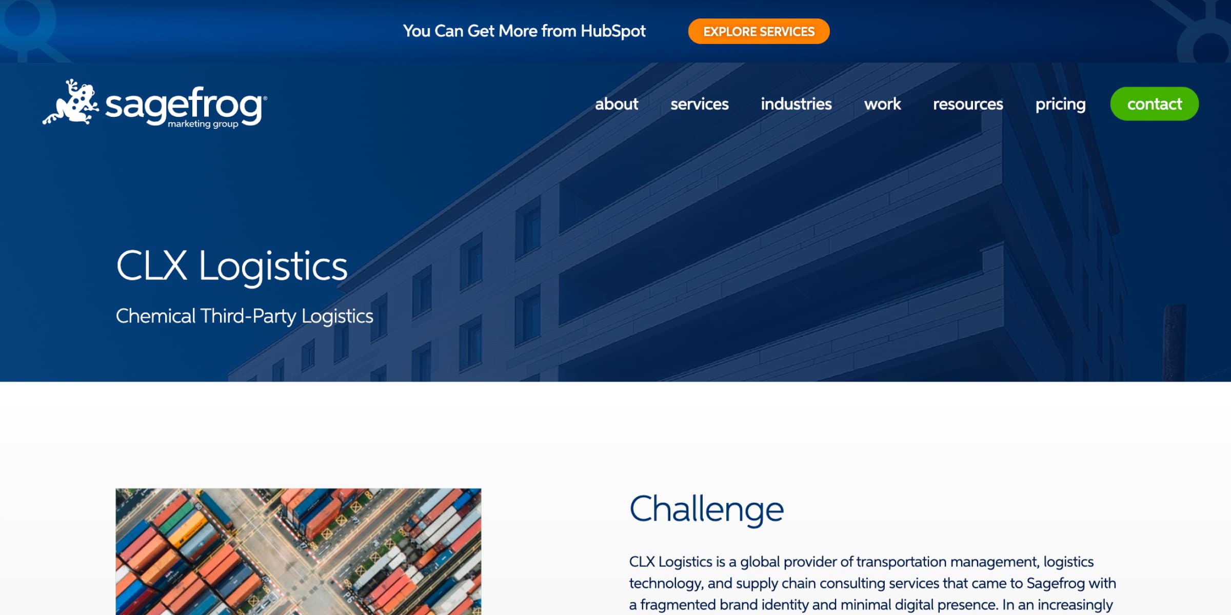 Sagefrog homepage