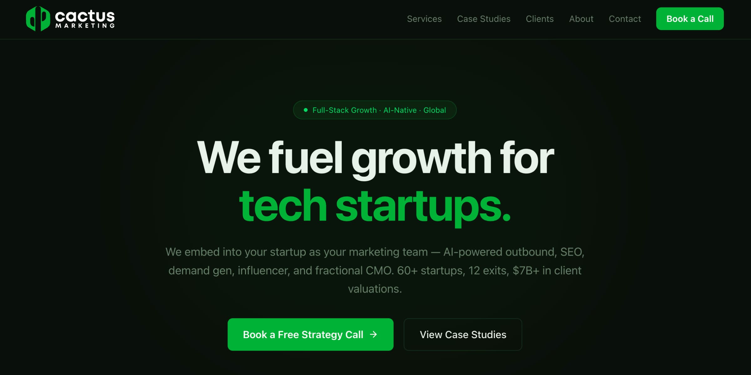 Cactus Marketing Homepage