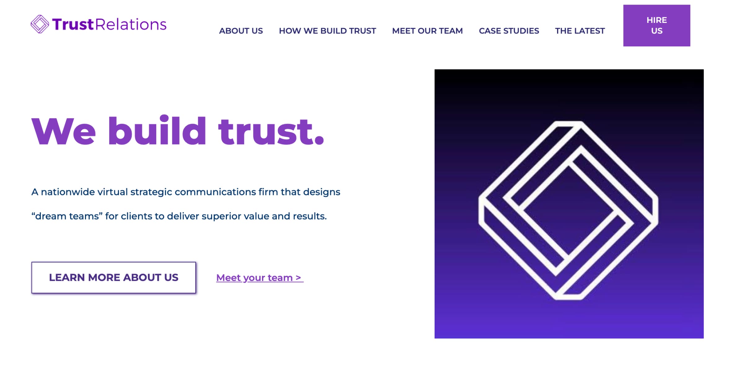 Trust Relations homepage