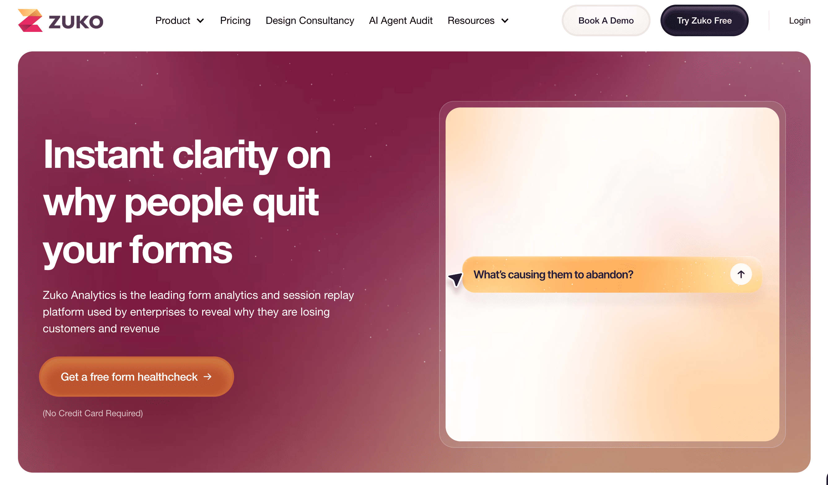 Zuko homepage