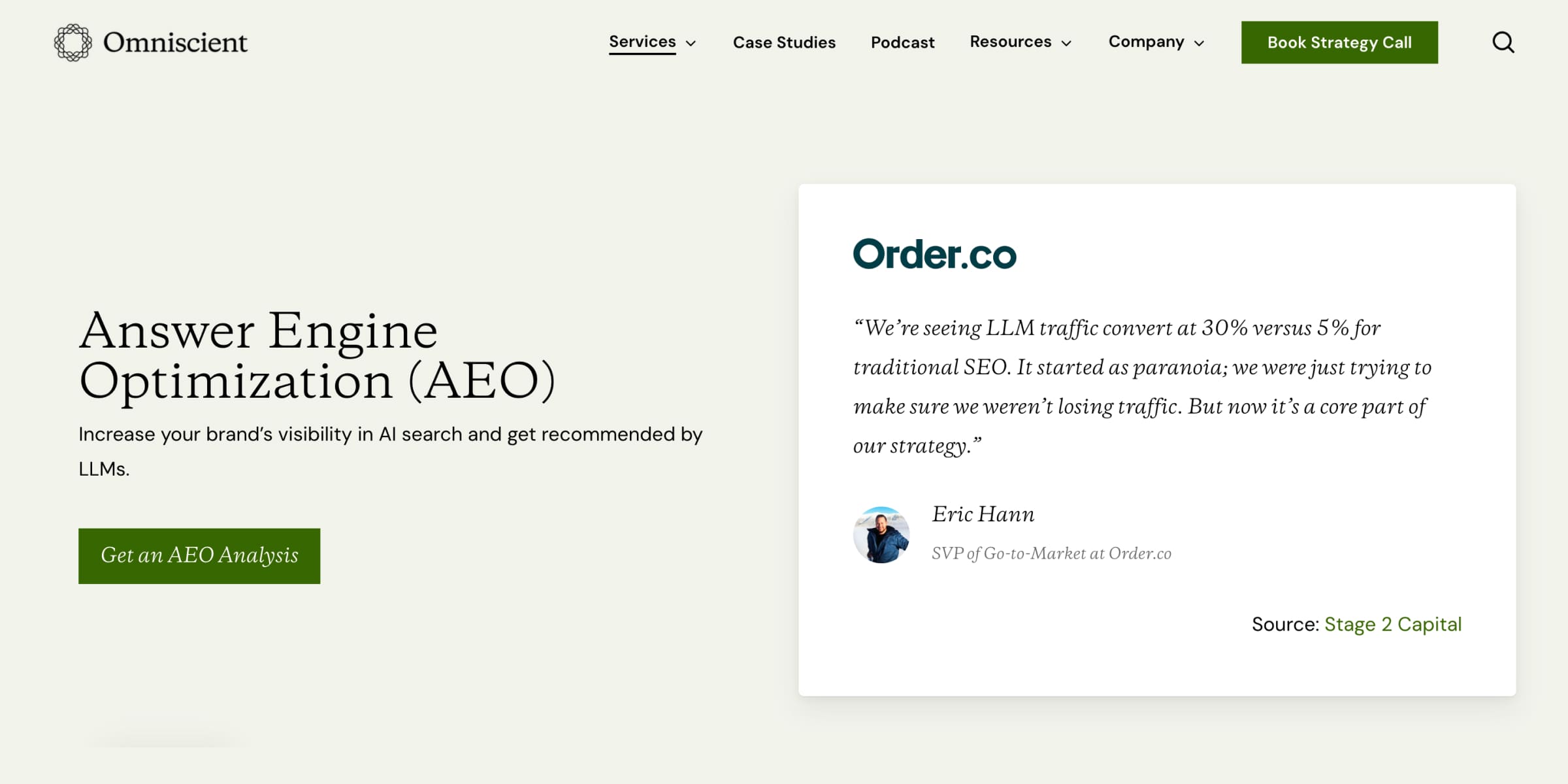 Omniscient Digital for SEO GEO and Editorial Content