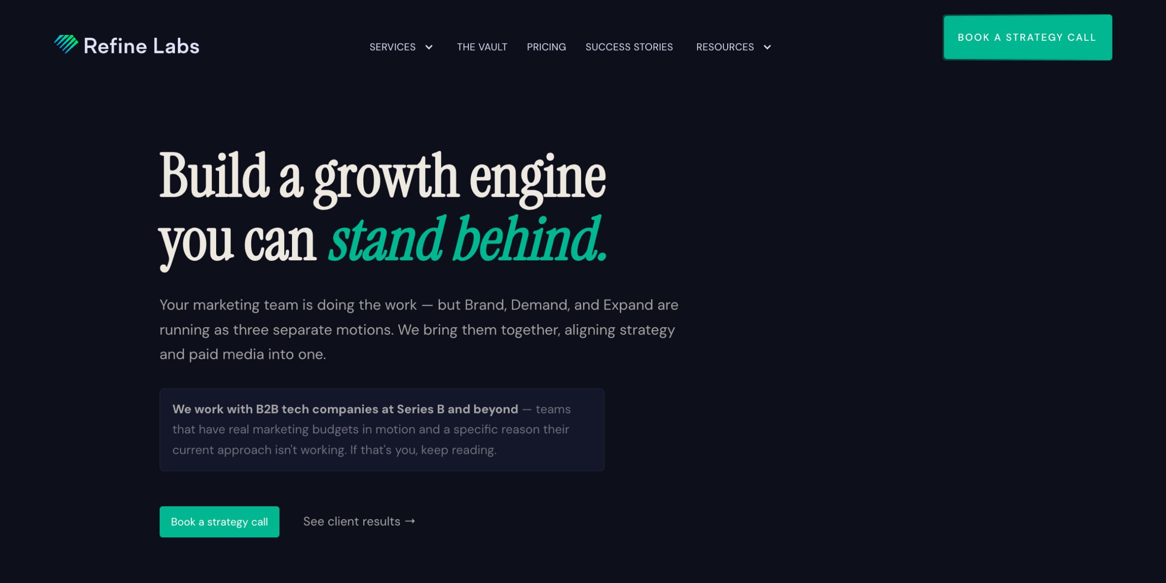 Refine Labs for Demand Creation at Scale