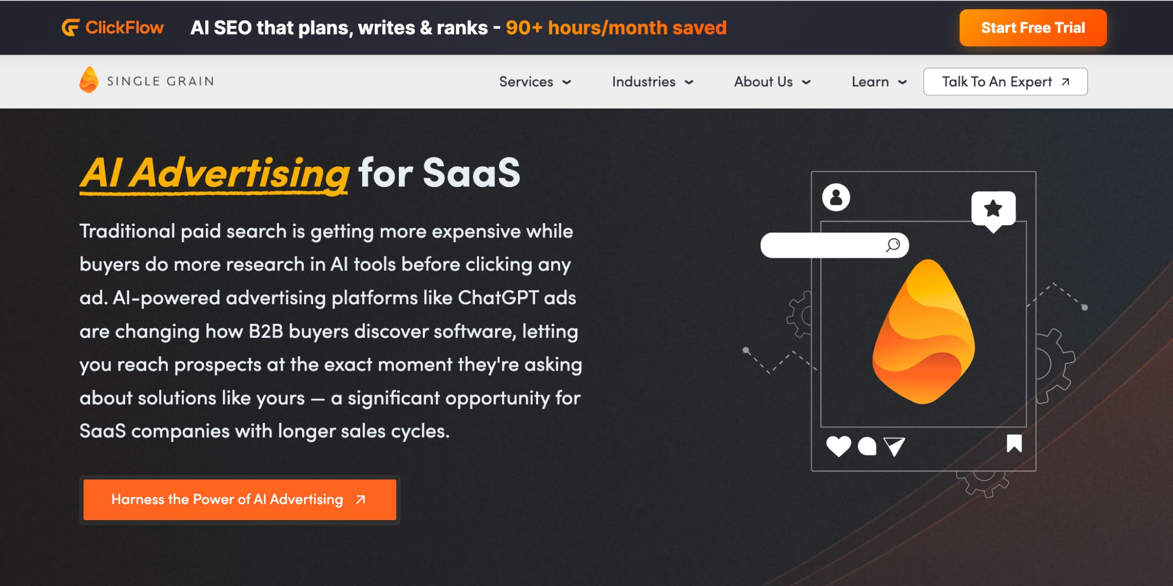 Single Grain for Broad AI Digital Marketing