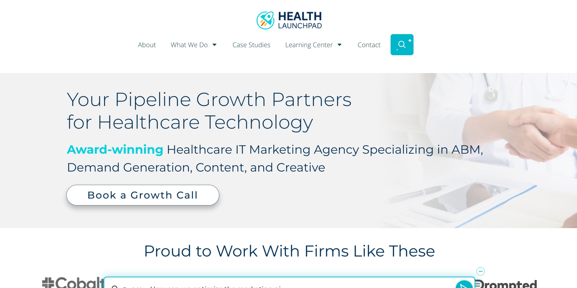 Health Launchpad - HelthTech Industry Page