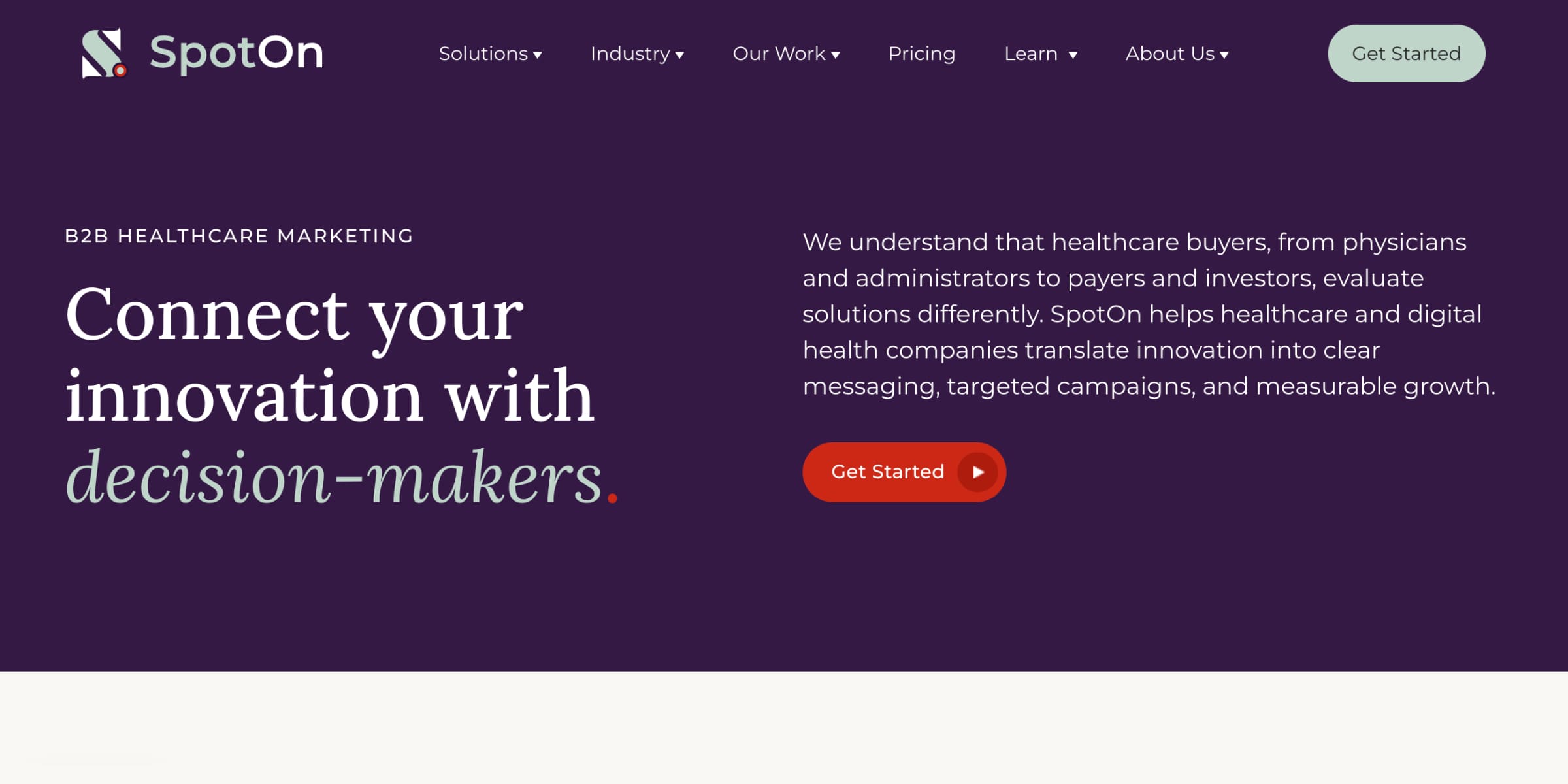 SpotOn Homepage