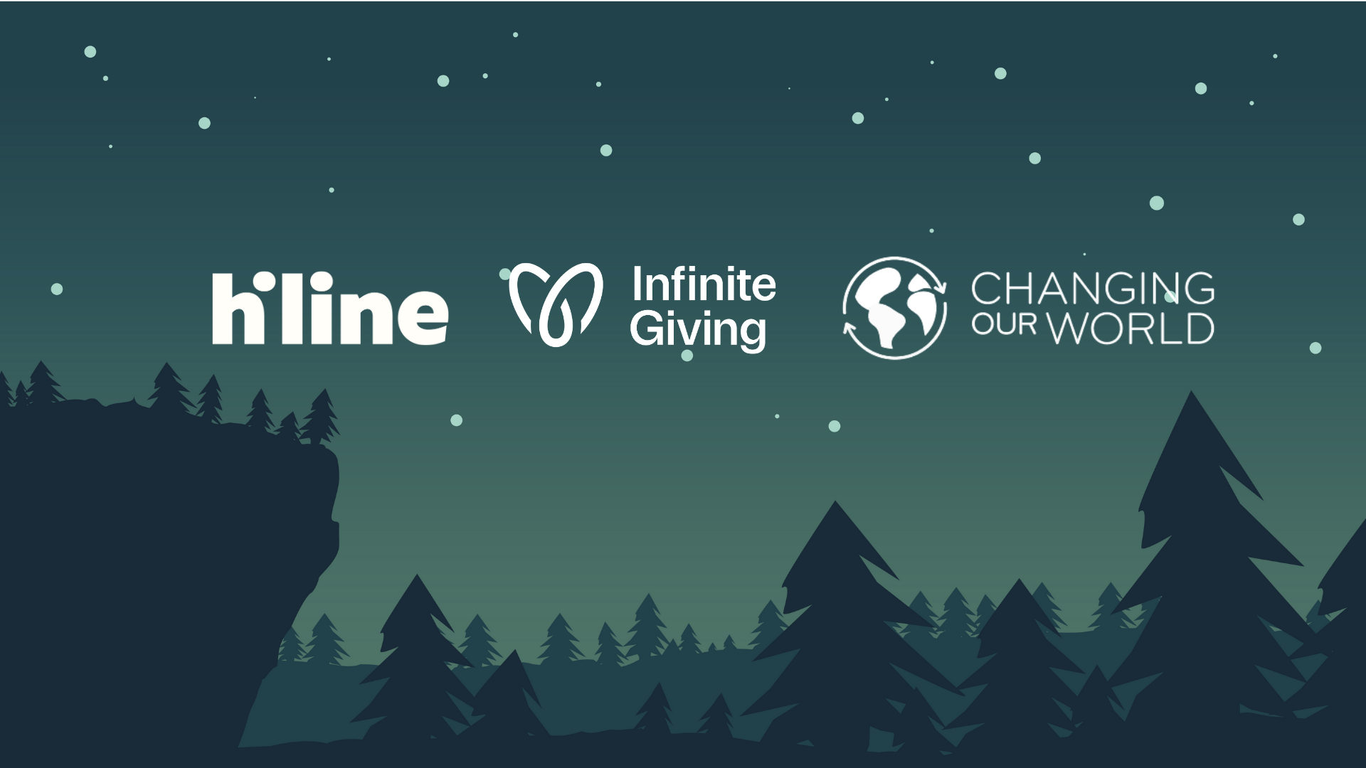 Infinite Giving_Changing Our World Logos on Background