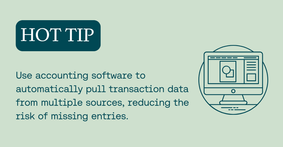 Tip on using accounting software