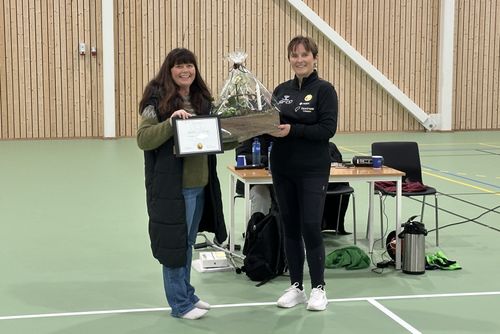 Trude Laukvik mottar Innsatsprisen 2024.