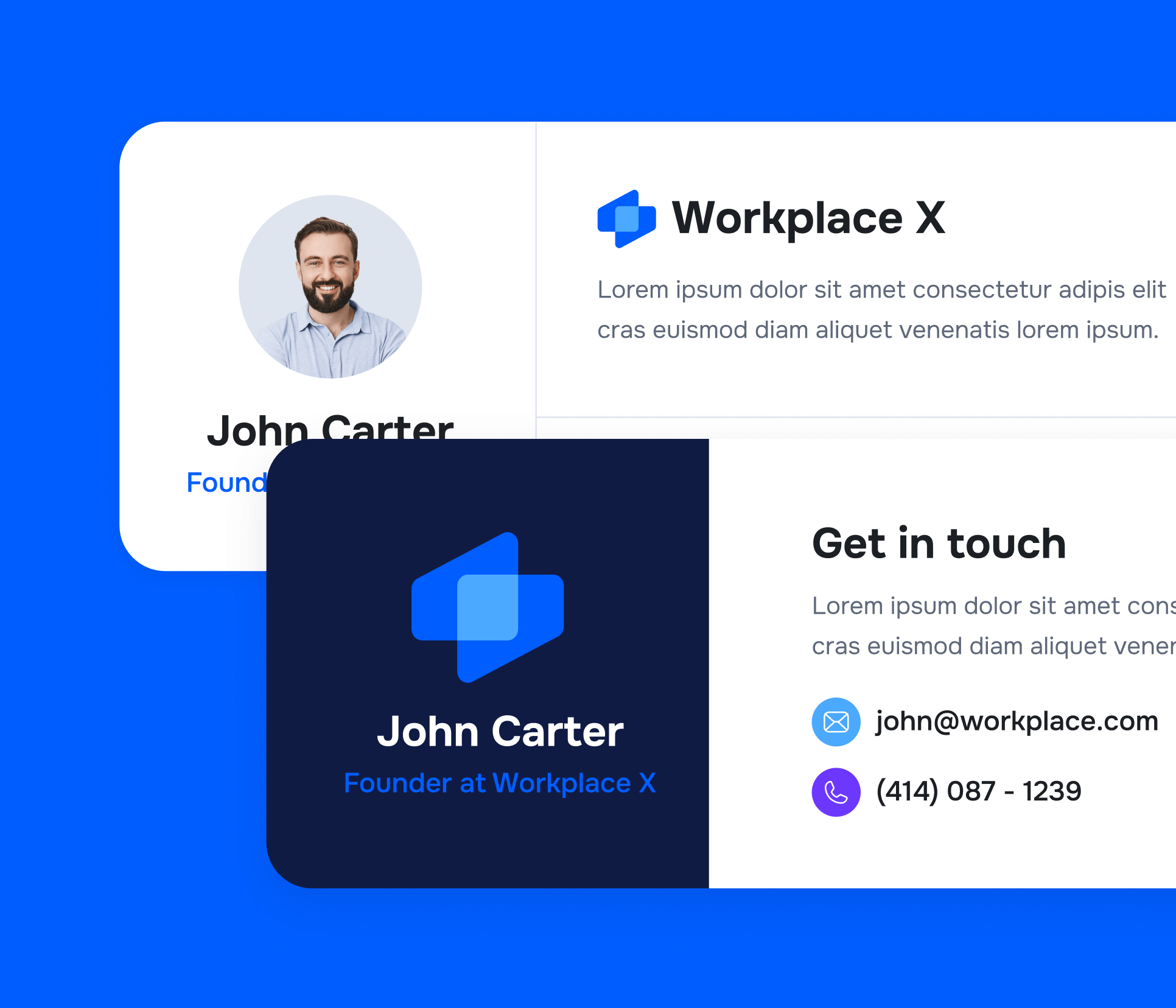 Workplace X - Email Signature - Freelance Marketplace Webflow Template