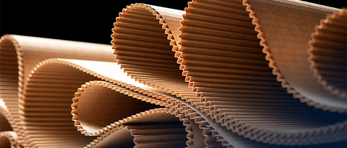 Image of rolled up carboard