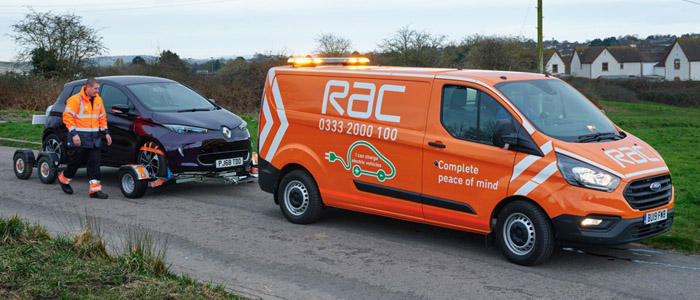 Image of a service truck