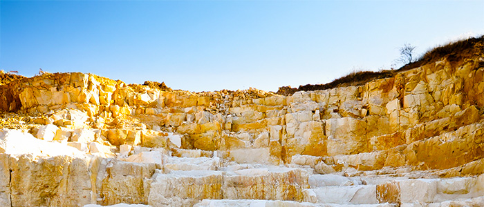 Image of a lime quarry