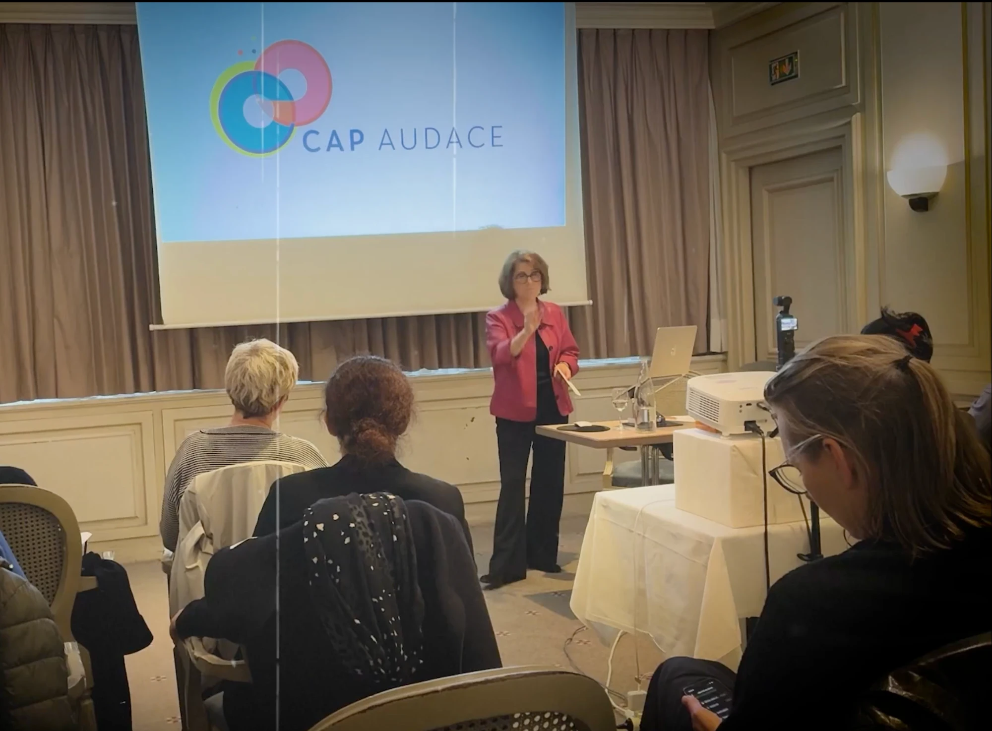 Myriam Gaussier en conférence Cap Audace