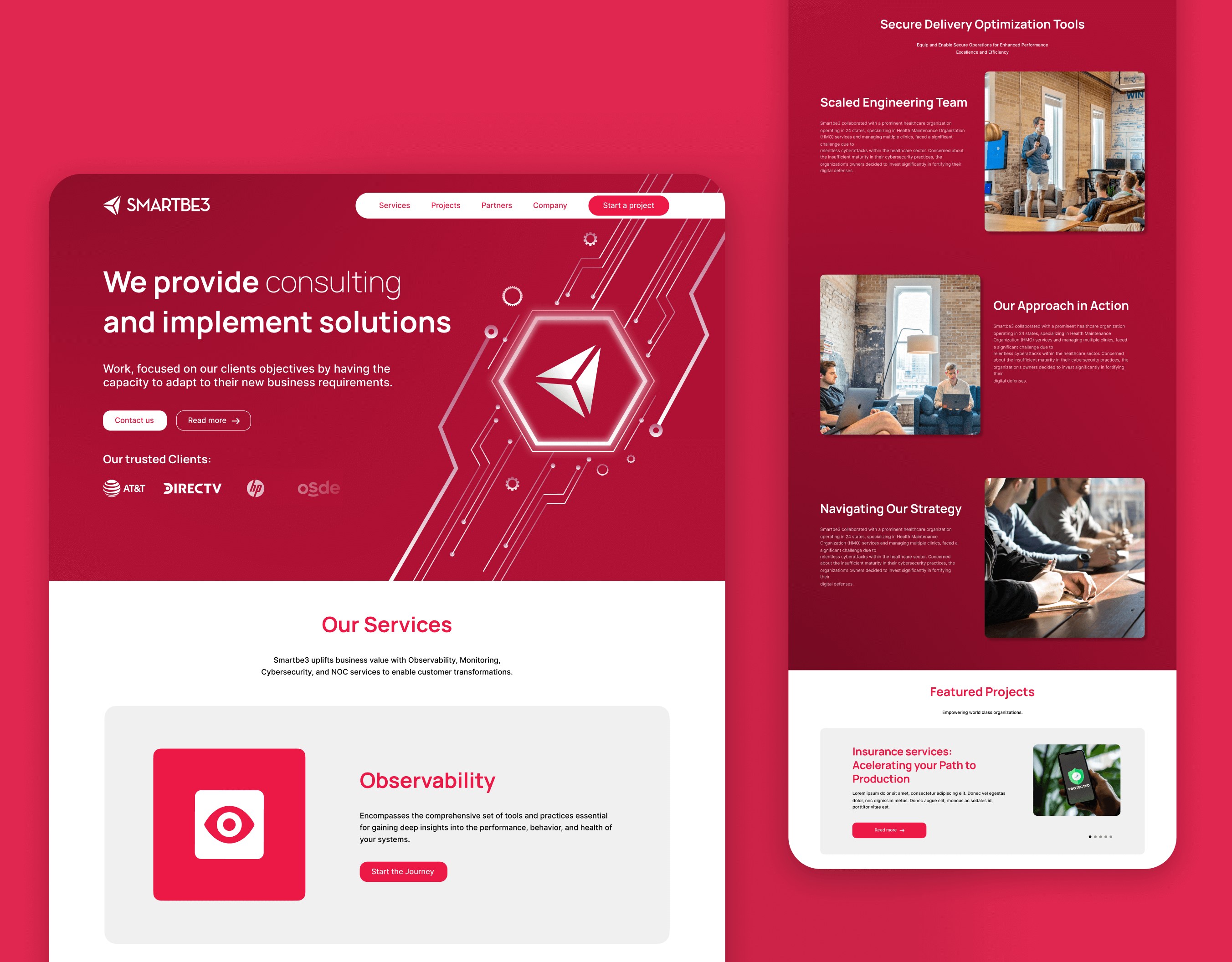 SmartBe — website cover