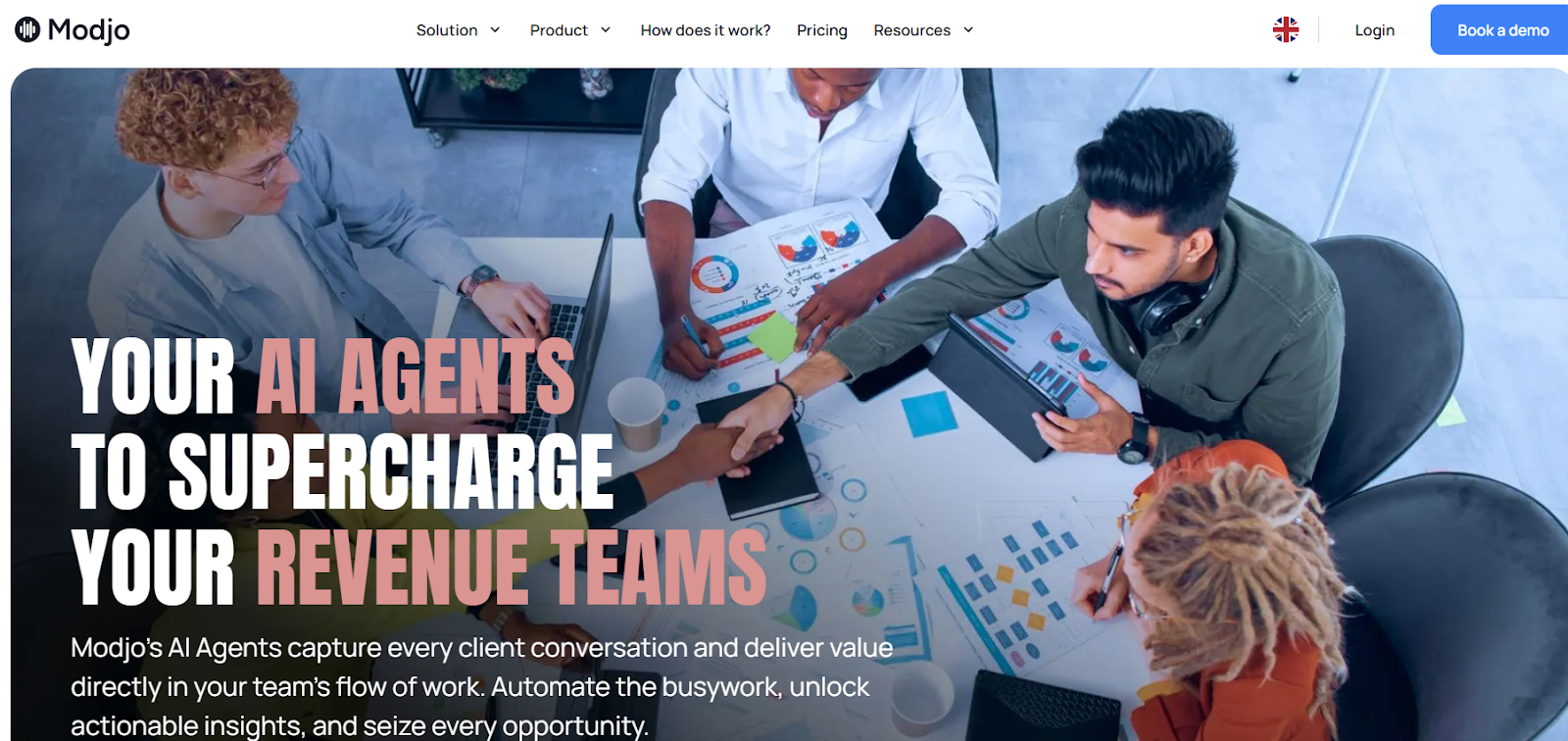 Modjo conversation intelligence platform for European teams