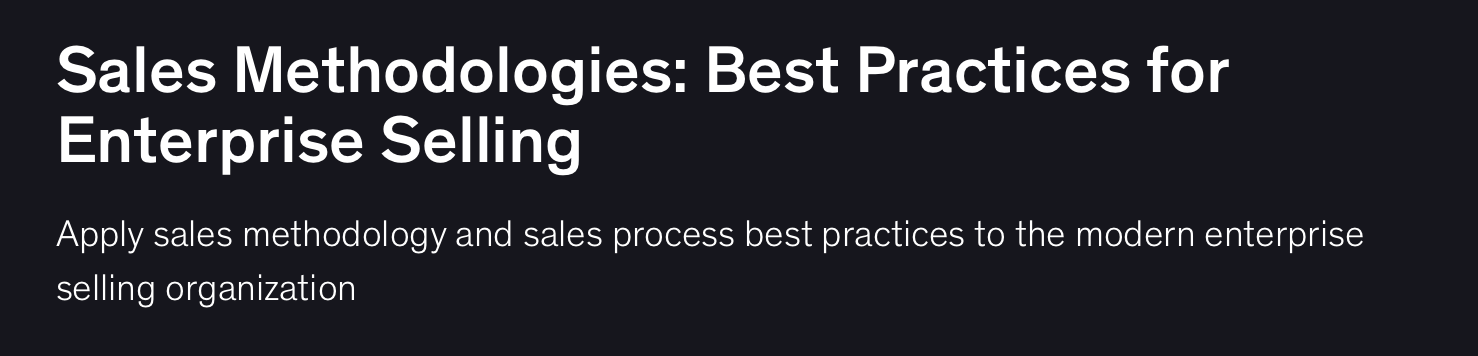 SPIN selling course