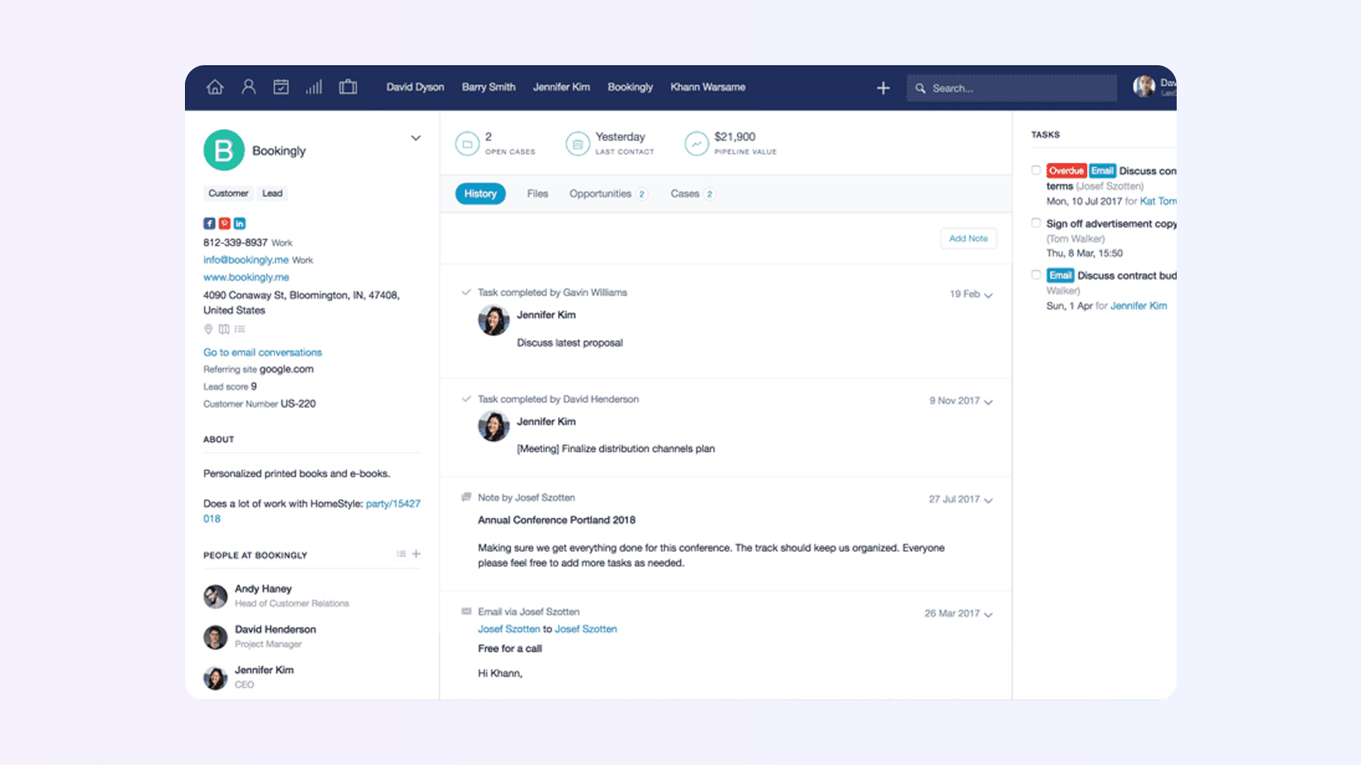 Best CRM Tools 2026 Capsule CRM
